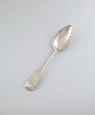 Appraisal: Peter Ross a silver Fiddle pattern tablespoon circa the terminal