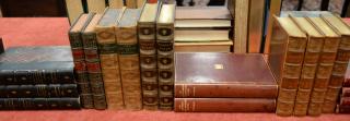 Appraisal: Group of forty-nine leatherbound books and sets of books including