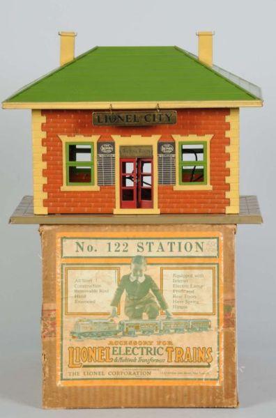 Appraisal: Lionel No Passenger Station in OB Description Includes original box