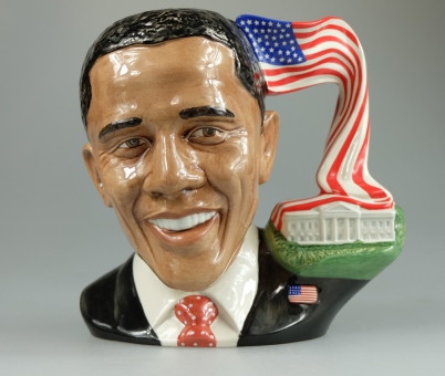 Appraisal: Royal Doulton large character jug President Barrack Obama D Character