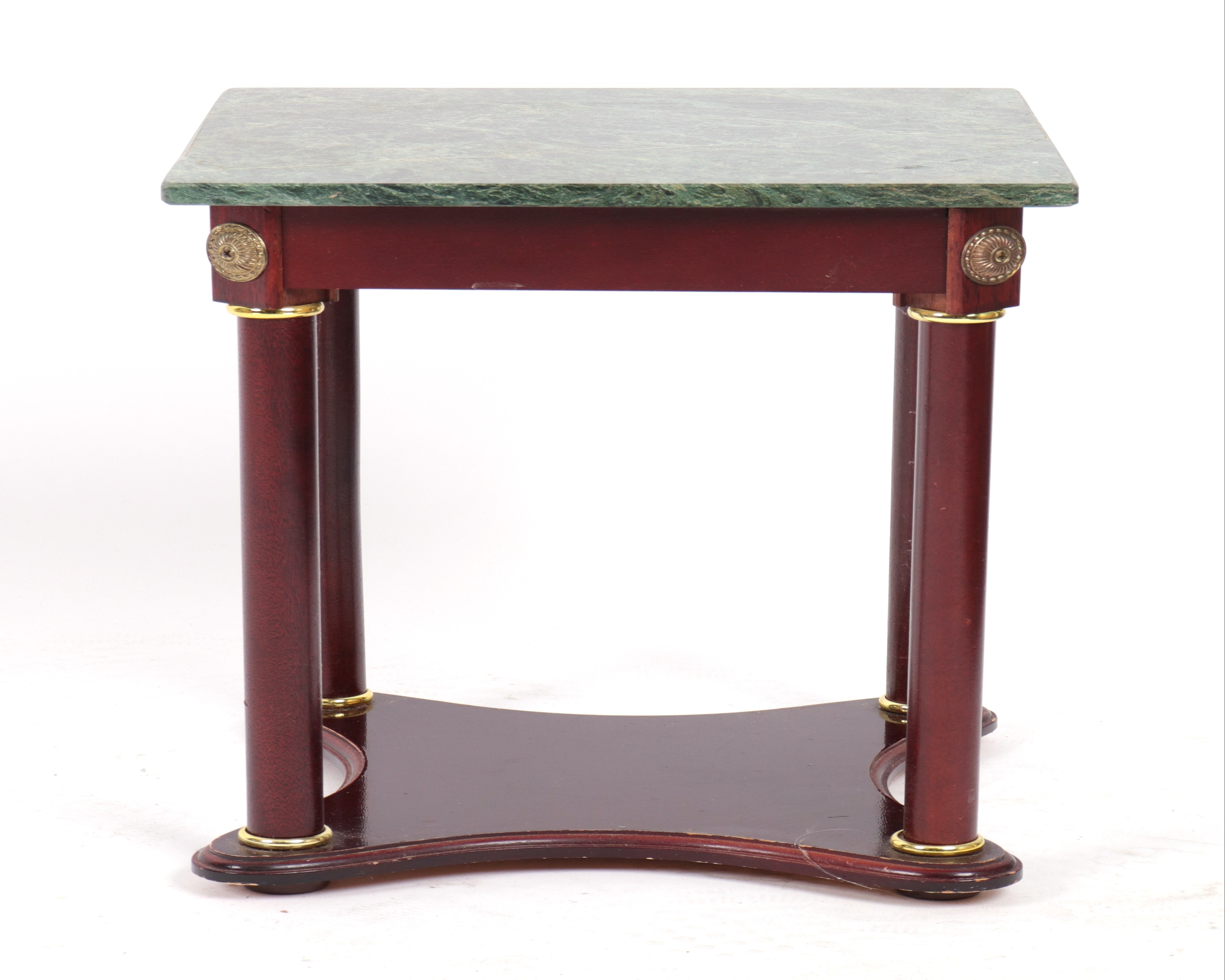 Appraisal: FRENCH EMPIRE MANNER MINIATURE SIDE TABLE French Empire manner miniature