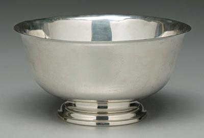 Appraisal: Sterling Revere style bowl Gorham mark for oz T -