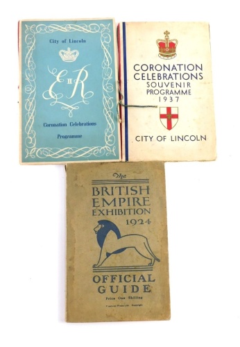 Appraisal: A City of Lincoln Coronation Celebrations programme for the Coronation