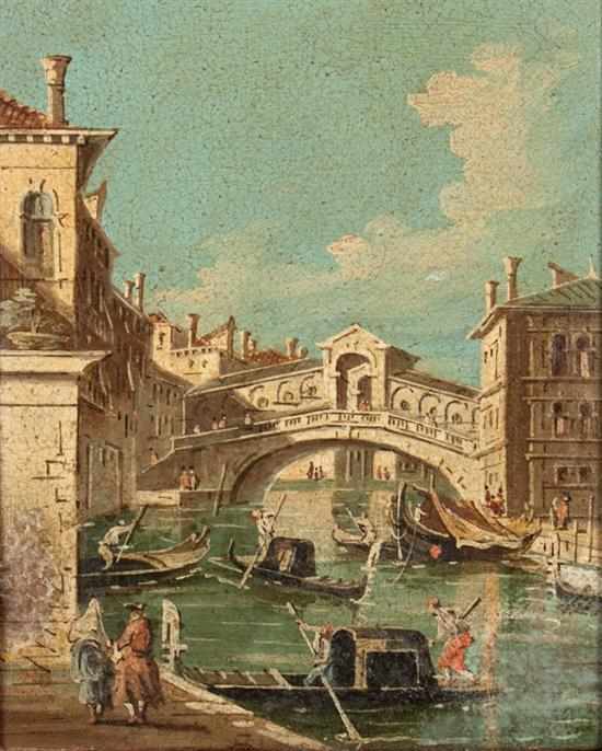 Appraisal: Manner of Francesco Guardi late th early th century Rialto