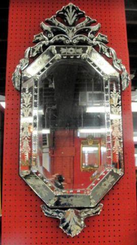 Appraisal: Venetian Style Mirror From a Queens NY location Dimensions wide