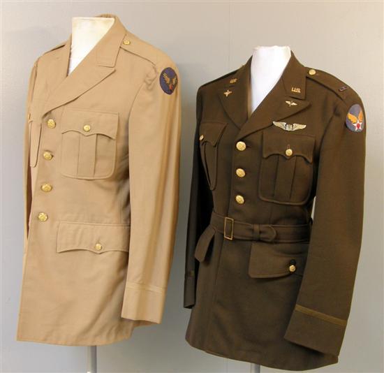 Appraisal: Two US Air Force jackets with badges PROVENANCE Geoff Stanton