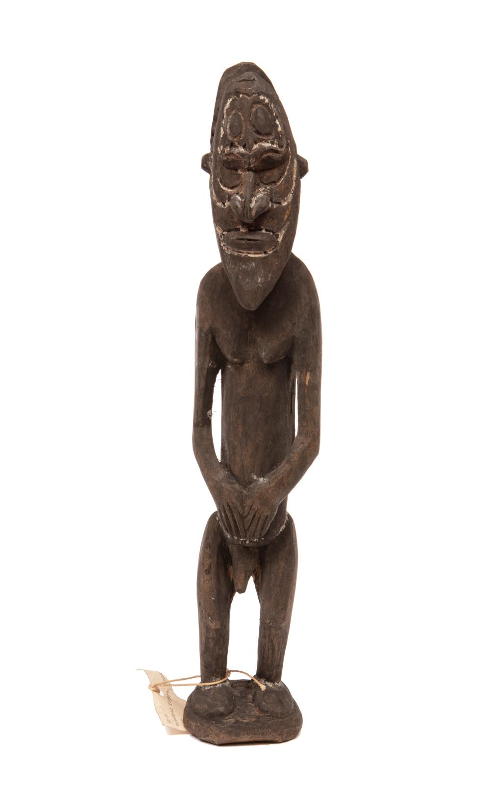 Appraisal: Oceanic Carved Wood Ancestral Figure Middle Sepik or Blackwater River