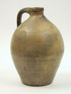 Appraisal: JUG - Ovoid shaped one gallon stoneware jug applied handle