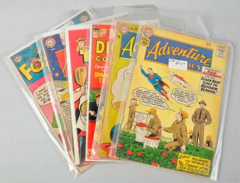 Appraisal: Golden Silver Age Comic Books This lot included comics with