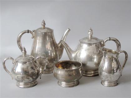 Appraisal: Sterling silver coffee and tea service international silver co meriden