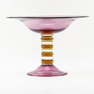 Appraisal: Murano Glass Tazza Murano Glass Tazza Unsigned Good condition Measures