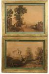 Appraisal: PAIR W C's - Early th c Italian Country Scenes