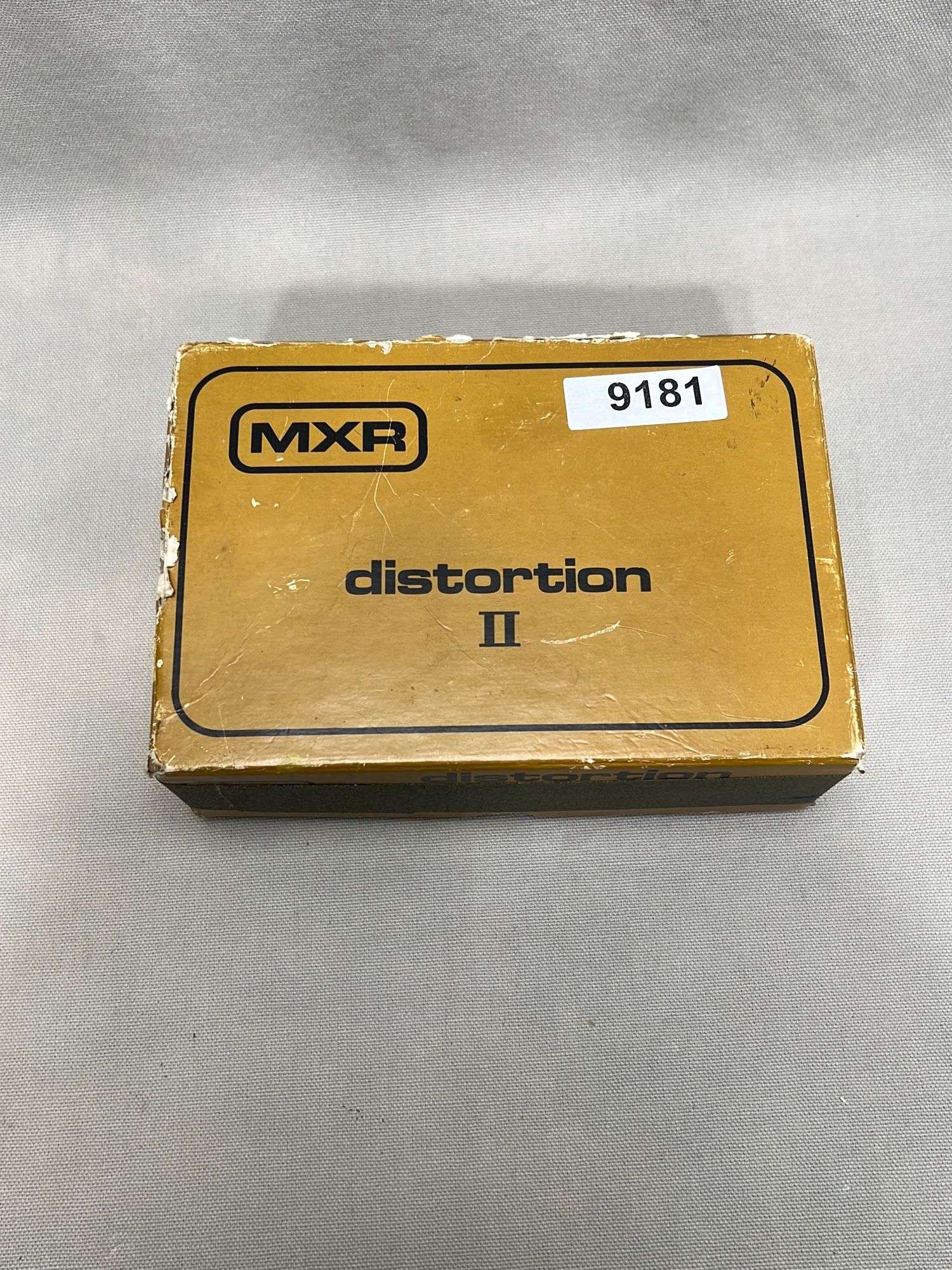 Appraisal: MXR distorion II pedal untestedMXR distorion II pedal untested All