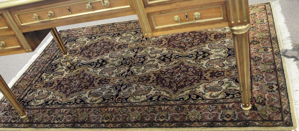 Appraisal: Oriental scatter rug ' x ' Oriental scatter rug '