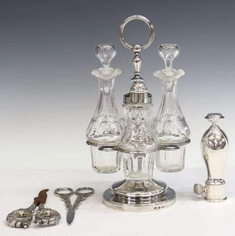 Appraisal: lot of French silverplate tableware Orfevrerie Christofle Paris including cruet