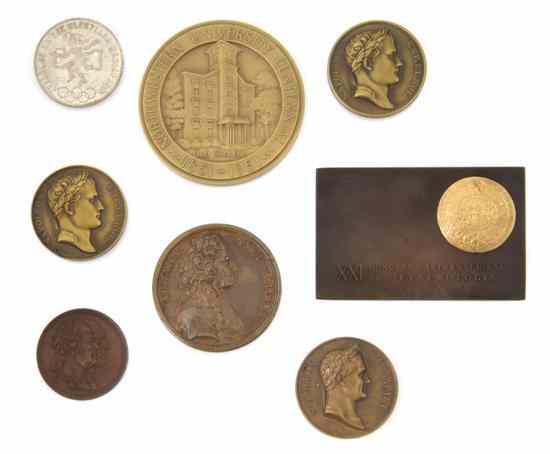 Appraisal: A Collection of Eight Medals of various origins and sizes