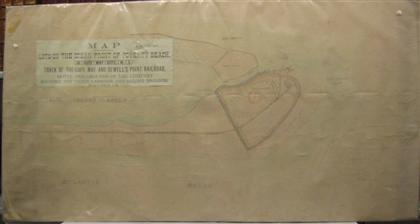 Appraisal: piece Pen ink wash Map With printed label Price N