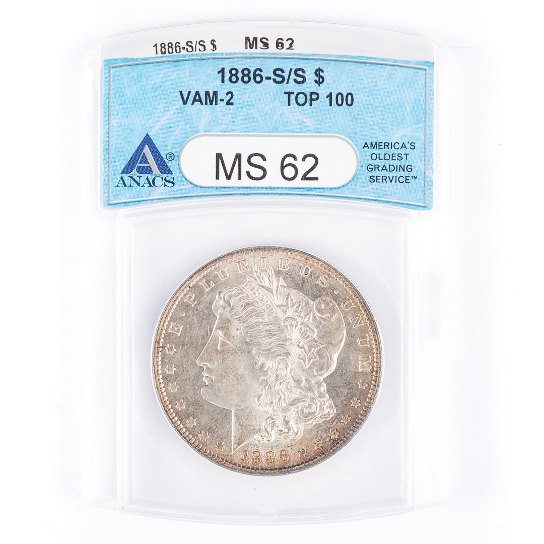 Appraisal: US -S S ANACS MS VAM- Morgan Dollar -S S