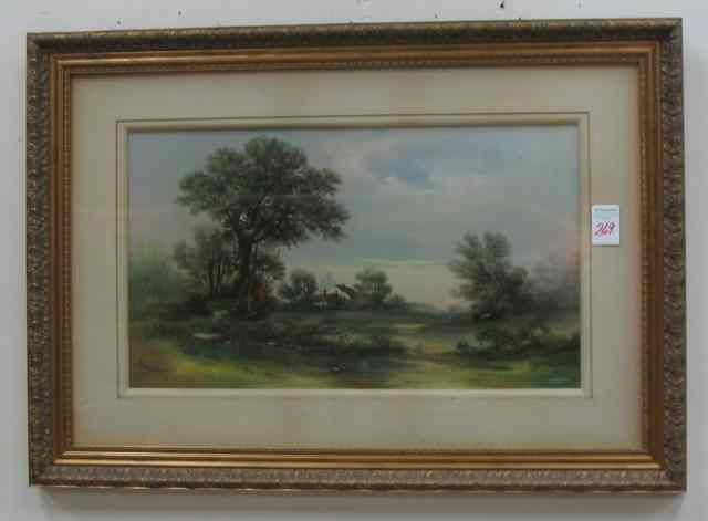 Appraisal: WILLIAM HENRY CHANDLER PASTEL on paper New York - Landscape