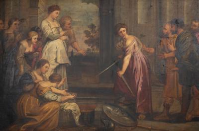 Appraisal: th th Century Flemish School Achilles Discovered among the Daughters