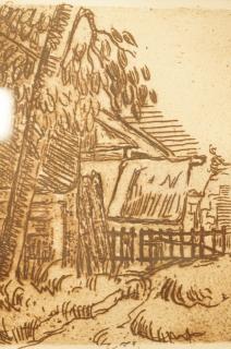 Appraisal: PAUL CEZANNE Etching Print The Artist's House O PAUL CEZANNE