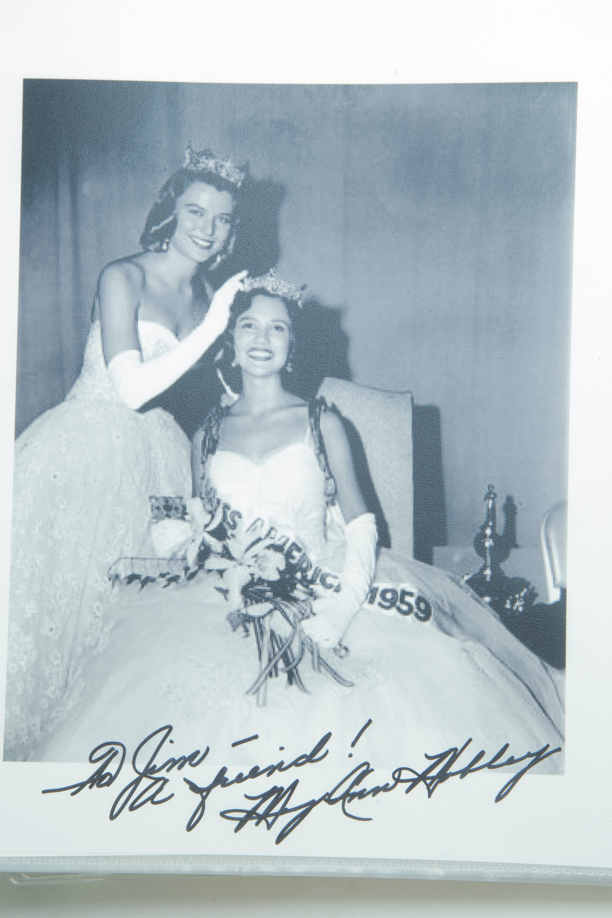 Appraisal: COLLECTION OF AUTOGRAPHS th century Collection includes Mary Ann Mobley