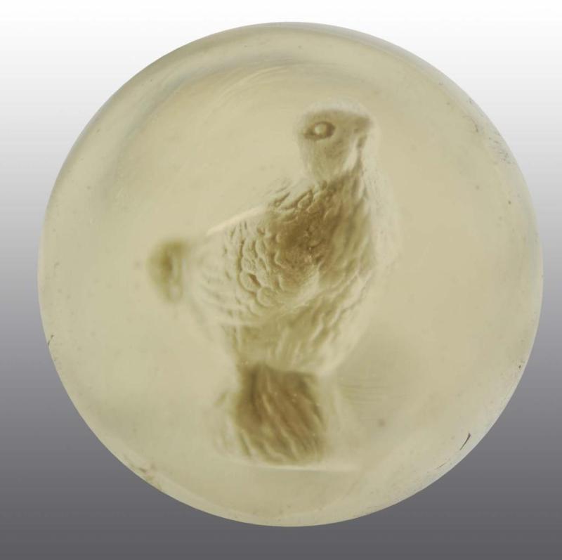 Appraisal: Sulphide Chick Marble Description Polished surface Chick is large and