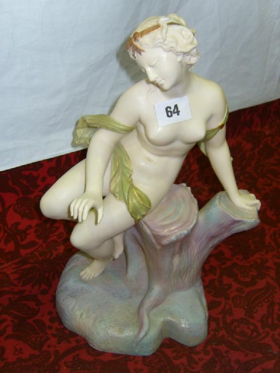 Appraisal: A large late th century Royal Worcester figure of a