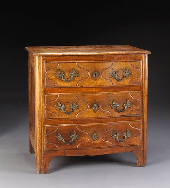 Appraisal: A R gence walnut commode first quarter th century The