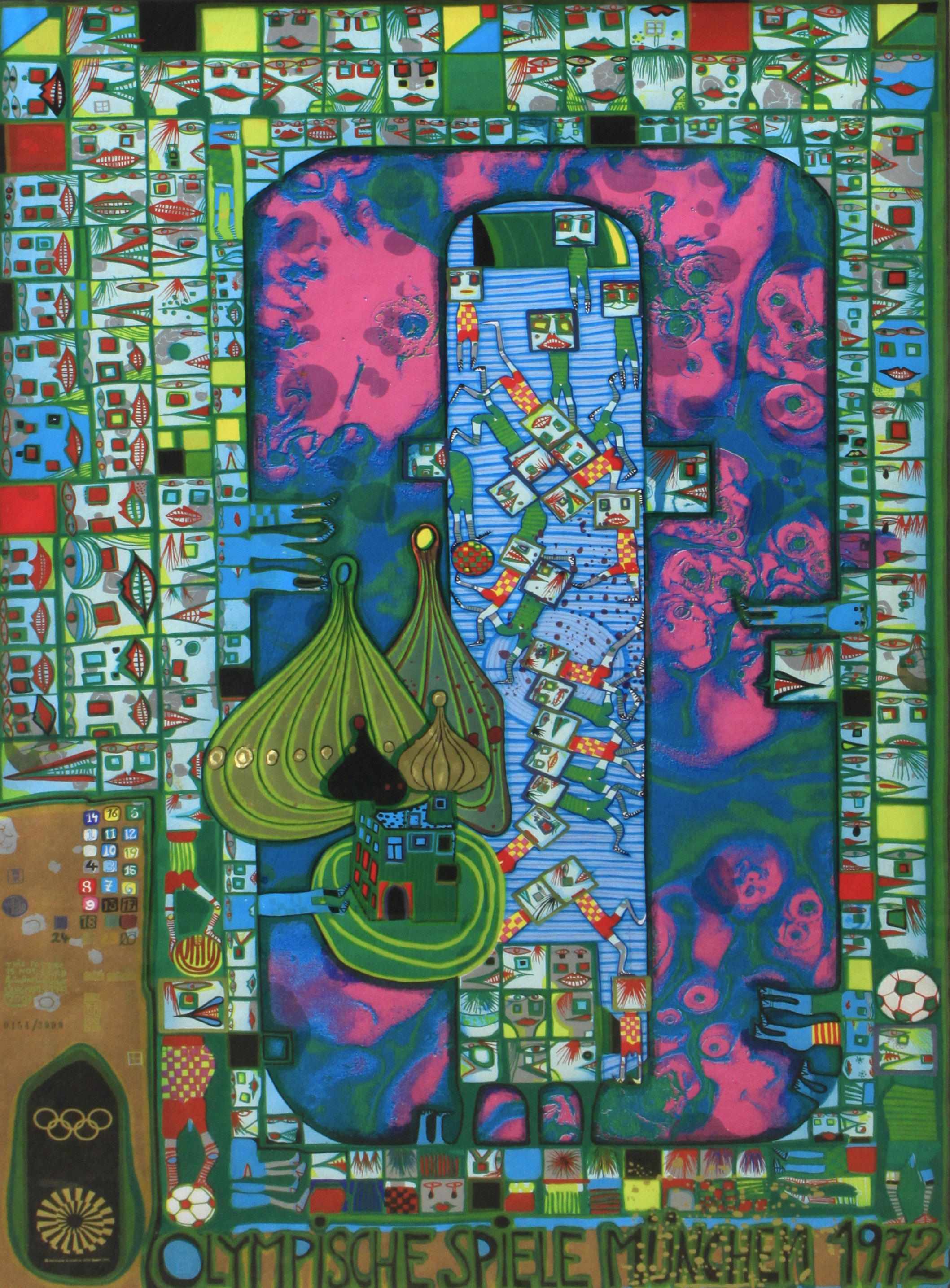 Appraisal: Friedensreich Hundertwasser Austrian - Olympische Spiele Mnchen Poster version K