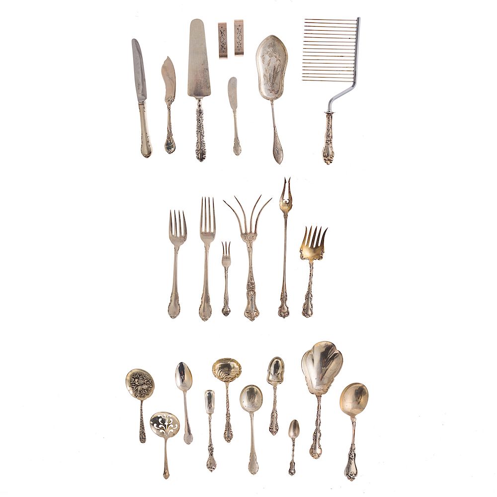 Appraisal: A Collection of Sterling Silver Flatware pieces comprising International Edgewood