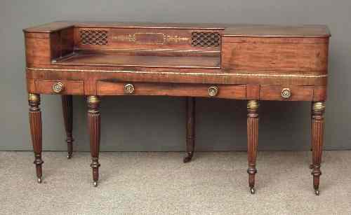 Appraisal: A George IV mahogany square piano case now converted to