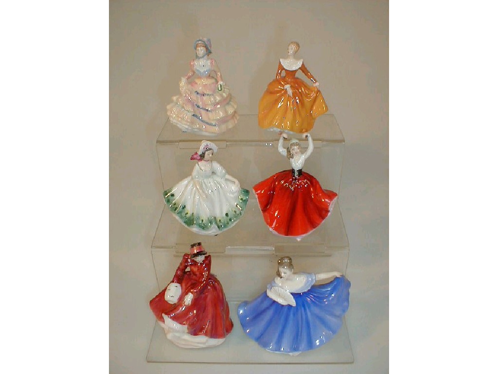 Appraisal: Small Royal Doulton figures Emma Hannah Fragrance Sunday Best Karen