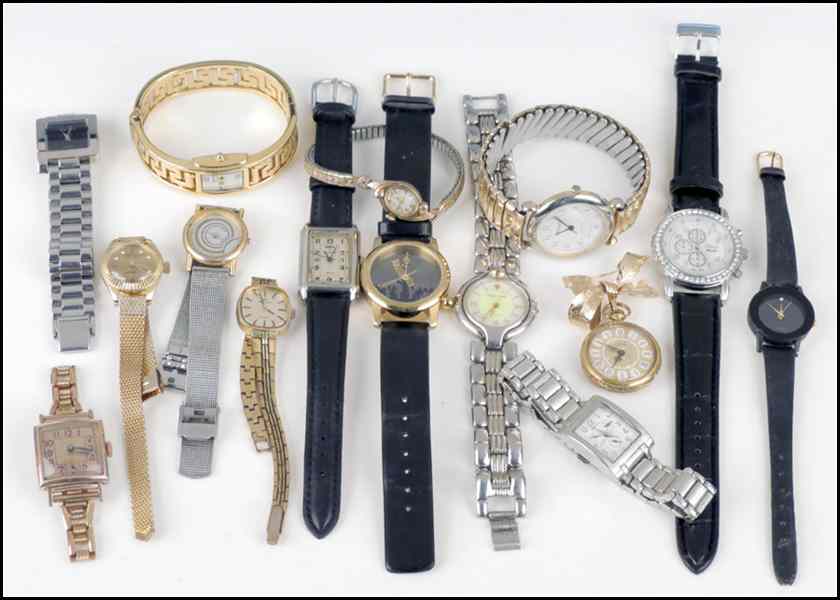 Appraisal: GROUP OF LADY'S WATCHES Including Seiko Oleg Cassini Bulova Waltham