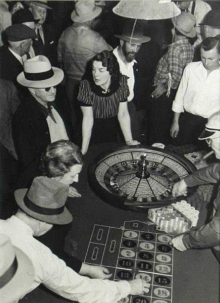 Appraisal: Arthur Rothstein American - Roulette Players Las Vegas Nevada s