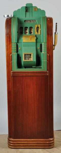 Appraisal: Mills Floor Model Extraordinary Slot Machine Description With original finish