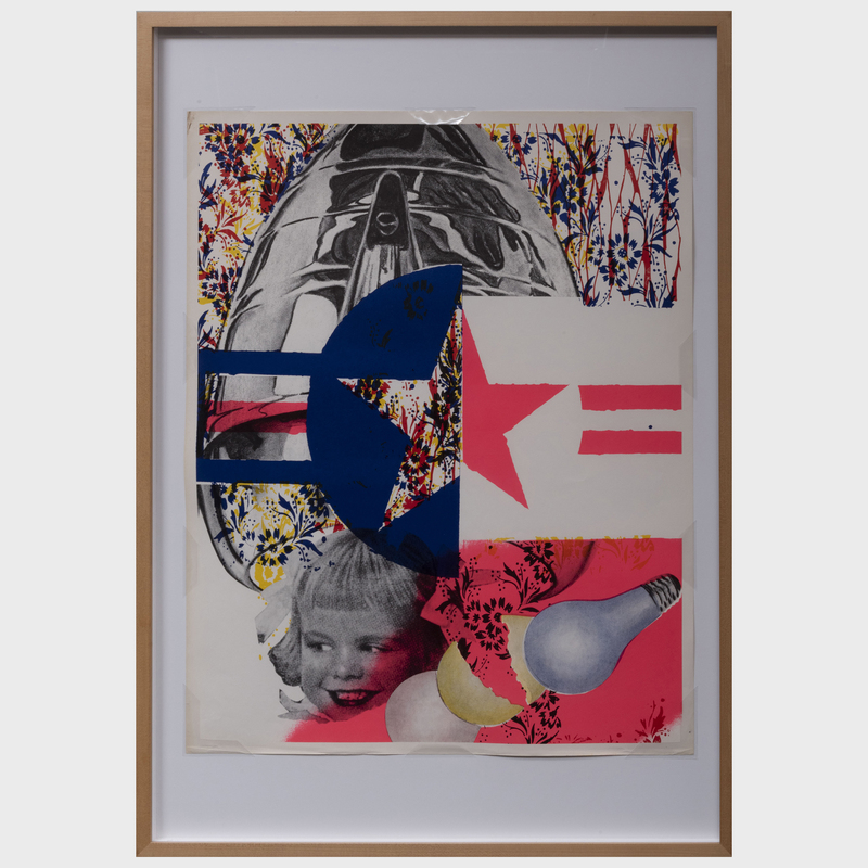 Appraisal: James Rosenquist - F- Offset lithograph in colors on wove