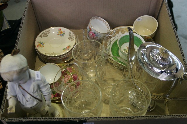 Appraisal: An assortment of various china andglass including Royal Albert and