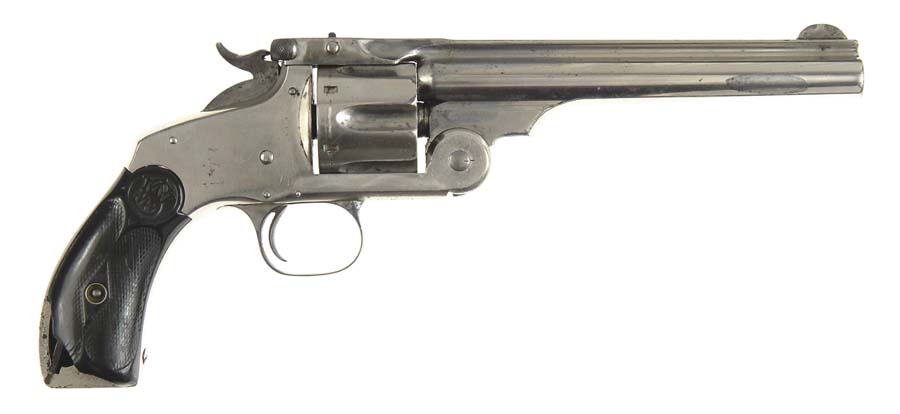 Appraisal: SMITH WESSON NEW MODEL REVOLVER Cal Russian SN Nickel finish