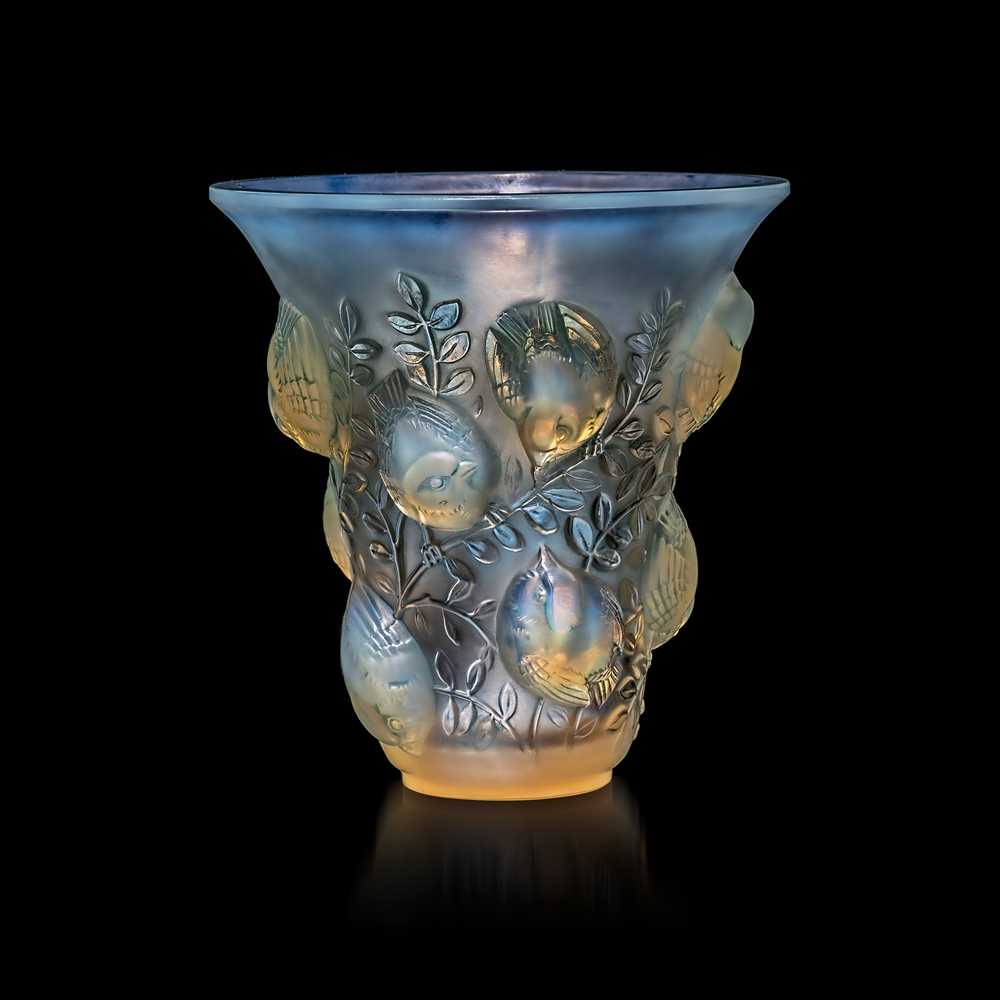 Appraisal: REN LALIQUE FRENCH - ST FRAN OIS VASE NO designed