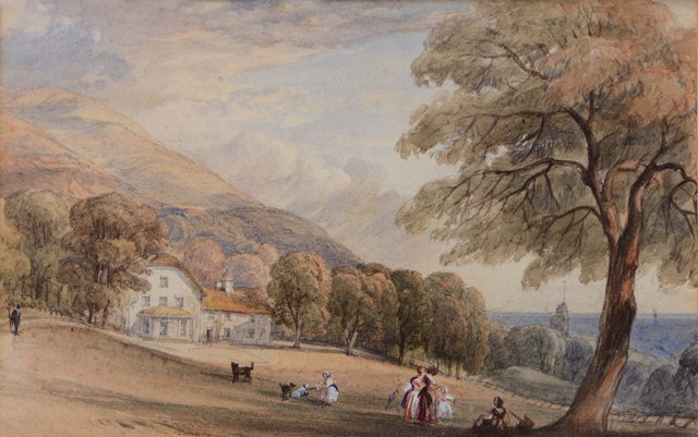 Appraisal: ATTRIBUTED TO WILLIAM LEIGHTON LEITCH - Old House at East