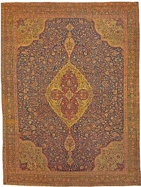 Appraisal: A Tabriz carpet Northwest Persia circa size approximately ft x