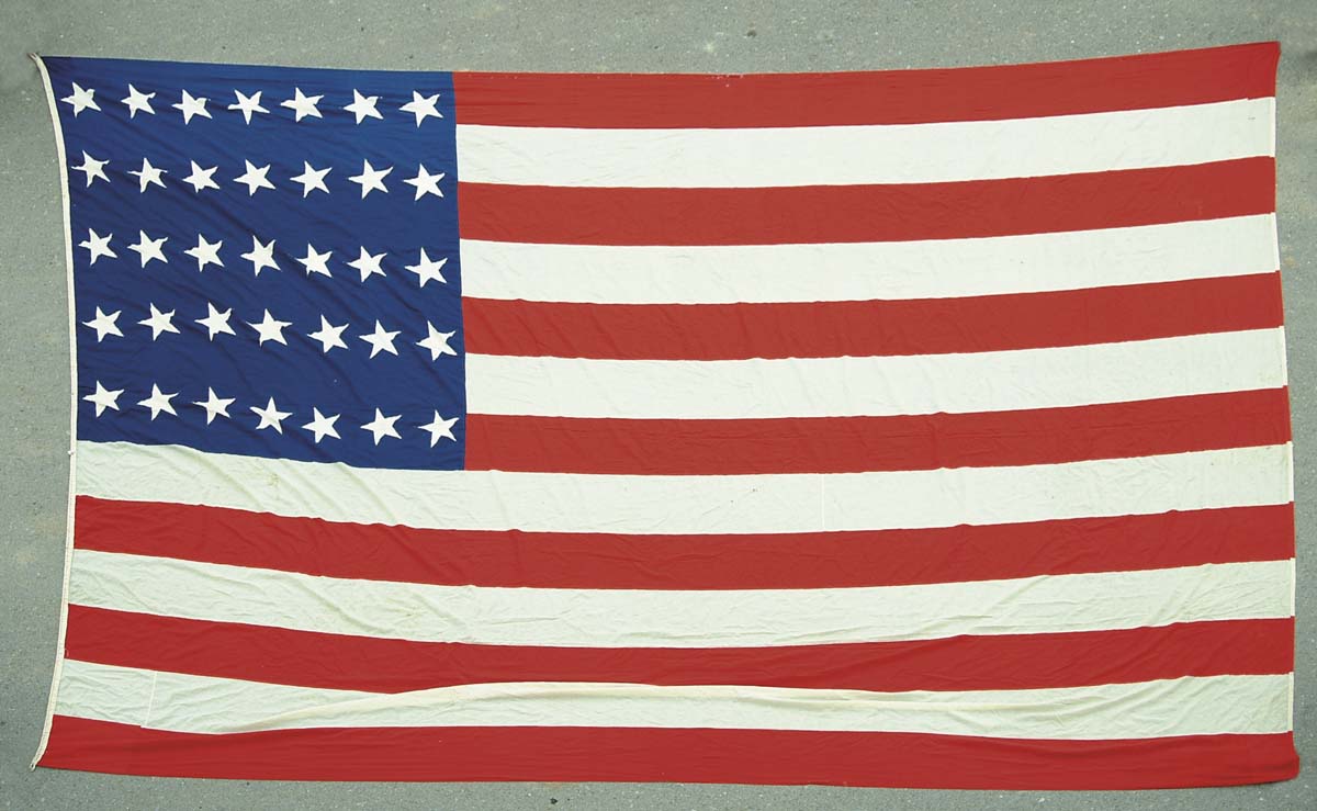 Appraisal: LARGE - BY - STAR UNITED STATES FLAG FROM THE