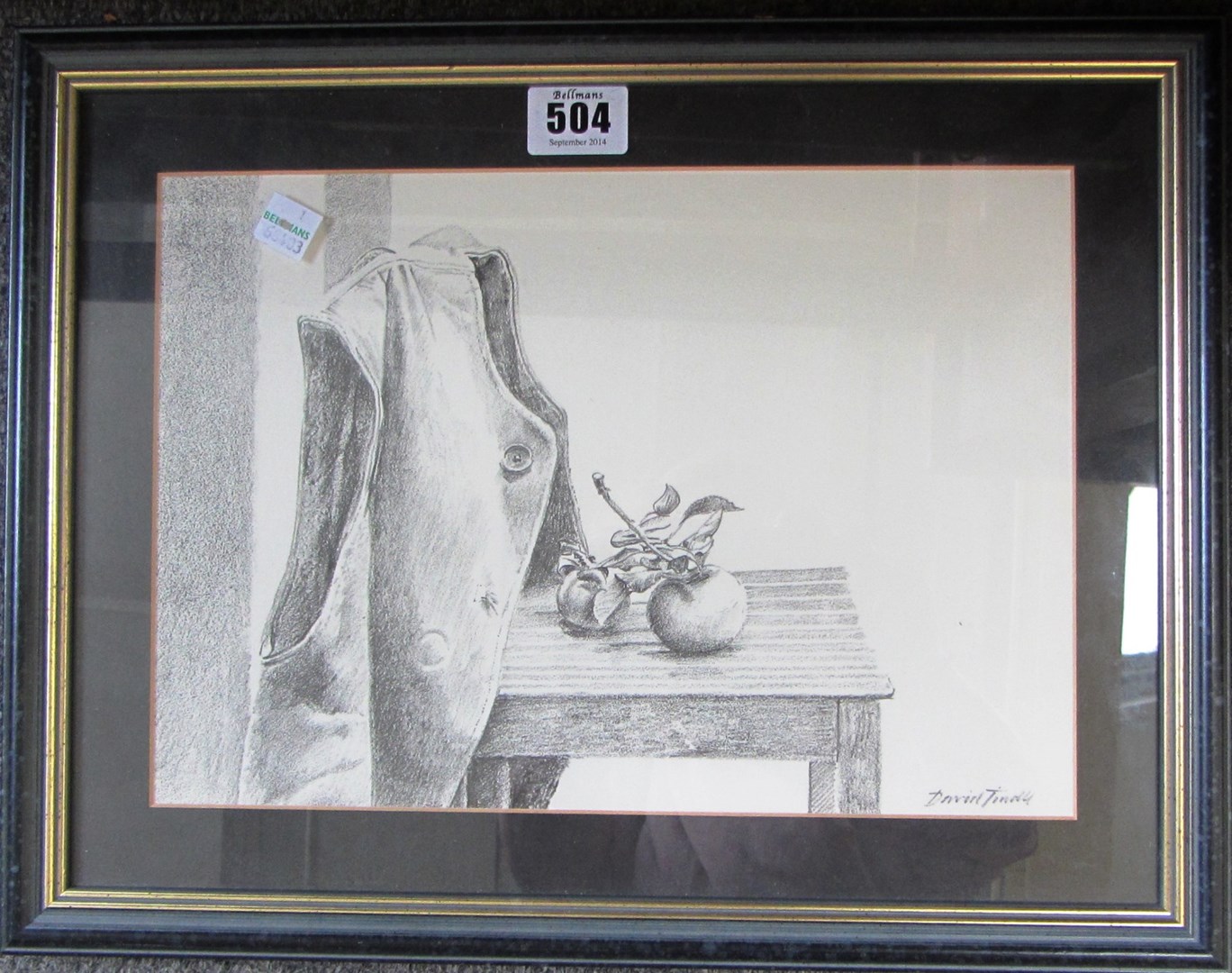 Appraisal: David Tindle b Still life print cm x cm together