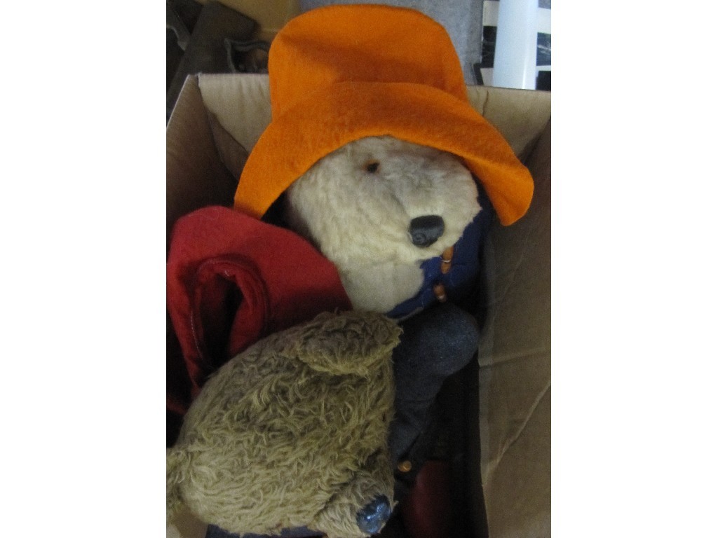 Appraisal: Lot comprising Paddington Bear and another teddy bear