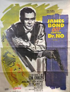 Appraisal: James Bond Dr No R- 's French Grande film poster