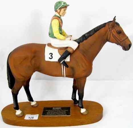 Appraisal: Beswick Connoisseur Model of Nijinsky With Lester Piggot Up left