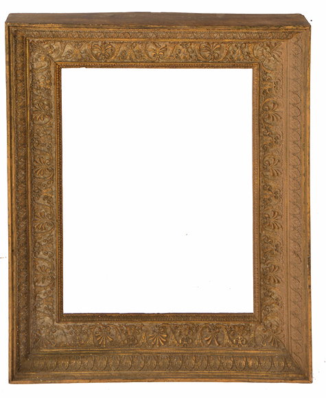 Appraisal: A TH CENTURY GILT PICTURE FRAME concave and with moulded