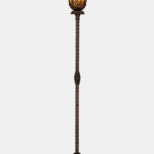 Appraisal: Attributed to Oscar Bach American Early th Century Floor Lamp