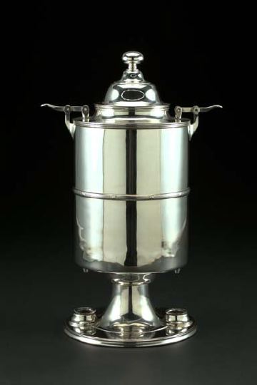 Appraisal: Large Wimbledon AELTCC Silverplate Lemonade Dispenser second quarter th century